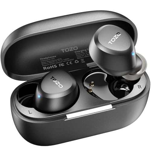 TOZO A1 Wireless Earbuds Bluetooth 5.3 Light Weight in Ear IPX5 Waterproof - Brand New