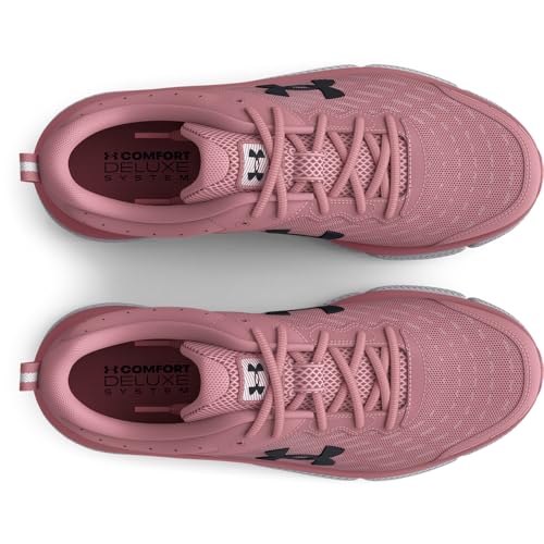 Under Armour Women's Charged Assert 10 Pink Elixir/Pink Elixir/Black Size 9.5 - Like New