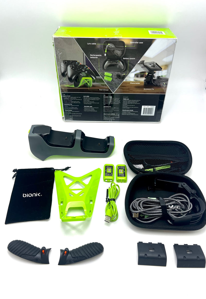 BIONIK Pro Kit+ for Xbox Series XS - Dual Charger, 2x Battery, - Scratch & Dent