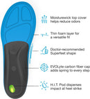 SUPERFEET RUN SUPPORT MEDIUM ARCH INSOLES - 7.5-9 MEN / 8.5-10 WOMEN - BOLT - Like New