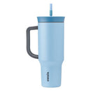 OWALA 40OZ STAINLESS STEEL STRAW TUMBLER - RAINSTORM - Like New