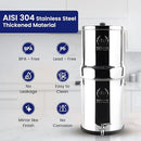 Gravity Water Filter 2.25 Gallons NSF AISI 304 Stainless Steel B096FHVNLQ - Brand New