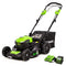 Greenworks 40V 21" Brushless Cordless Self-Propelled Lawn Mower 5.0Ah Battery - Like New