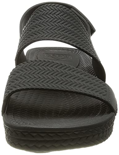 REEF Women's Water Vista Higher Platform Sandal - Size 8 (W6) - Black - Like New