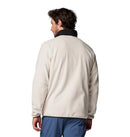 COLUMBIA MEN'S SEQUOIA GROVE HALF ZIP FLEECE DARK STONE/BLACK/SPICY PULLS - S - Brand New