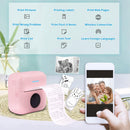 HuiJuKeJi Mini Sticker Printer Bluetooth Smart Pocket Inkless Thermal Printer Like New