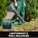 Litheli Cordless Leaf Blower 40V Brushless Motor, 2.5Ah Battery & Charger - Like New