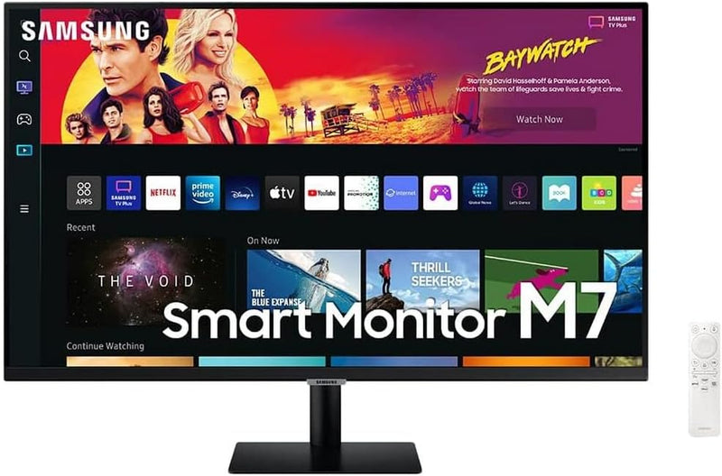 SAMSUNG 32" M70B Series 4K UHD Smart Monitor & Streaming TV LS32BM702UNXGO 2022 Like New