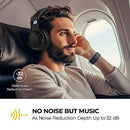 Commalta E7 Active Noise Cancelling Headphones Wireless Bluetooth 5.0 30 Hours New