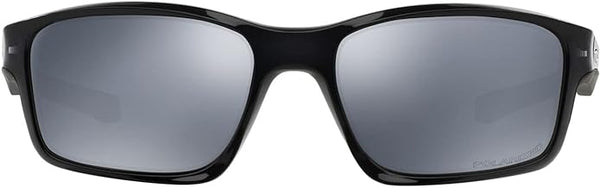 Oakley OO9247 Chainlink Rectangular Sunglasses Polarized - Black/Black Iridium - Like New