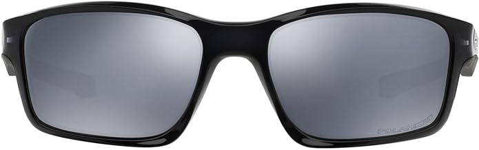 Oakley OO9247 Chainlink Rectangular Sunglasses Polarized - Black/Black Iridium - Like New