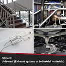 Smileracing 2.5'' OD (63mm) T-304 Stainless Steel Exhaust Pipe Tubing 4ft Long - Brand New