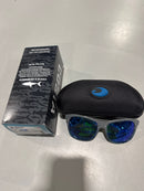 COSTA DEL MAR VELA RECTANGULAR 580G - OCEARCHSHINYCOASTAL/BLUEMIRRORED - Like New