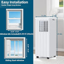 GARVEETECH 8,000 BTU PORTABLE AIR CONDITIONER ROOMS 250-350 SQ.FT - WHITE - Like New