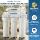 APEC WATER ROES-50 5-STAGE UNDER SINK REVERSE OSMOSIS SYSTEM 50 GPD - Like New
