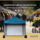 ARROWHEAD OUTDOOR 10’x10’ Heavy-Duty Pop-Up Canopy, Water & UV Resistant, Blue - Like New