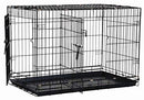 PRECISION PET PRODUCTS TWO DOOR GREAT CRATE WIRE DOG CRATE - MULTI/BLACK - Brand New