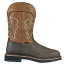 HOSS BOOT COMPANY SHOWDOWN 11" WESTERN COMPOSITE TOE BOOTS - SIZE: 17 - BROWN - Brand New