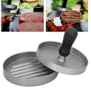 AMZCHEF BURGER MAKER ALUMINUM DIE CASTING BURGER PRESS NON STICK - BLACK/SILVER - Like New