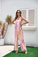 FKEEP WOMEN'S LOOSE V NECK SLEEVELESS JUMPSUITS ROMPER 2XL C-GOLDEN - Brand New
