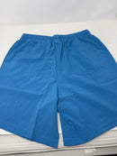 JUMP START MEN'S PERFORMANCE TRAINING SHORTS ZIPPER POCKETS SIZE: S - LIGHT BLUE - Like New