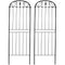 Sunnydaze 32" Traditional Decorative Outdoor Trellis, Set of 2, 784 - Black - Like New