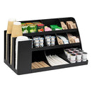 MIND READER CUP AND CONDIMENT STATION COFFEE BAR KITCHEN COUNTERTOP - BLACK - Like New