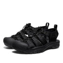 KEEN WOMEN'S NEWPORT H2 CLOSED TOE WATER SANDAL TRIPLE BLACK SIZE 7.5 - Like New