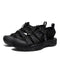 KEEN WOMEN'S NEWPORT H2 CLOSED TOE WATER SANDAL TRIPLE BLACK SIZE 7.5 - Like New