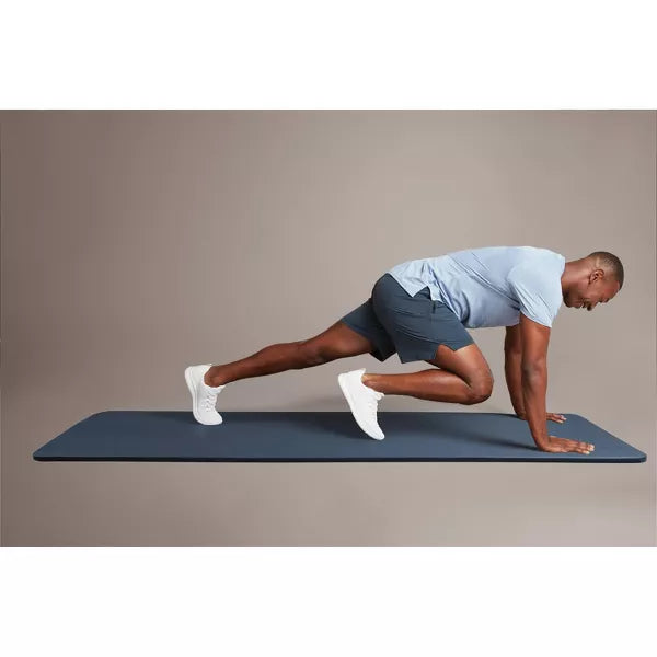 ALL IN MOTION PREMIUM FITNESS MAT 15MM - ALL IN MOTION™ - DARK BLUE - Brand New