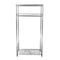 SAFERACKS 18"X36"X72" CLOTHING RACK WITH ADJUSTABLE SHELVES HANGER ROD - Black - Like New