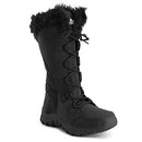 POLAR Womens Quilted Faux Fur Cuff Winter Duck Snow Rain Boots Size: 11 - Black - Like New