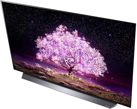 LG 77" Class C1 Series OLED 4K UHD Smart webOS TV OLED77C1AUB - Black - Like New
