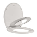 GARVEE COMPREHENSIVE TOILET SEAT BUILT-IN TODDLER TRAINING 16.2-16.7" - BISCUIT - Like New