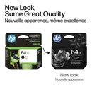 HP 64XL BLACK HIGH-YIELD INK CARTRIDGE, N9J92AN - BLACK - Brand New