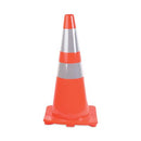 Tatco 28" Traffic Cone (TCO25900) - Orange/ Silver - Brand New