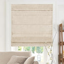 Chicology Cordless Roman Window Shade Belgian Flax 23"W x 64"H - Brand New