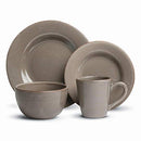 tag Sonoma 16-Piece Ironstone Ceramic Dinner Set B00BWK9KGW - Warm Gray - Brand New