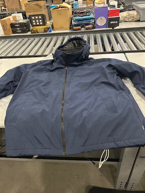 DOCKERS LARGE NAVY BLUE WATER RESISTANT JACKET - NAVY - Like New
