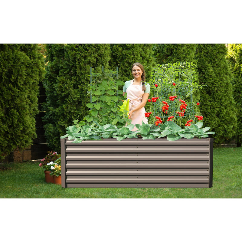 SONFILY PLANTER RAISED BEDS,RAISED GARDEN BEDS OUTDOOR - Scratch & Dent