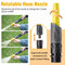 GREENER HEAVY DUTY GARDEN HOSE 100FT, 5/8" HYBRID RUBBER HOSE, - Scratch & Dent