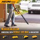 HEINPRO CORDLESS LEAF BLOWER COMPATIBLE 20V MAX UP TO 200MPH HP-2183GY-20V - Like New