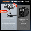TVGOO PORTABLE HANDHELD WELDING MACHINE 110V IGBT ARC-120 Gray - Like New