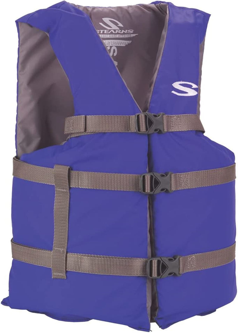 STEARNS 2159789 - ADULT Classic Series Oversized Life Vest - BLUE - Like New