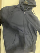 BLUE ICE MEN'S FLEECE-LINED FULL-ZIP HOODIE - SIZE: MEN M - NAVY - Brand New