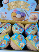 GENERIC DUMPLING SQUISHY TOY BOX BAO BUN DIM SUM SQUISHIES 12 COUNT - MYSTERY - Brand New