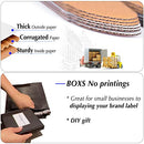 12x9x4 Black Cardboard Boxes 20 Pack Shipping Boxes for Small Business Mailing - Brand New