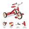 RADIO FLYER CLASSIC 10 INCH TODDLER TRICYCLE RUBBER TIRES STEEL FRAME - RED - Like New