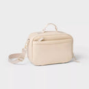 ALL IN MOTION FAUX NEOPRENE LUNCH TOTE - CREAM - Brand New