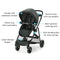 GRACO MODES ELEMENT TRAVEL SYSTEM TRAY SNUGRIDE INFANT CAR SEAT 2111198 - CANTER - Like New